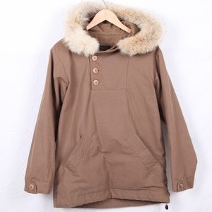 A.P.C. Hooded Poncho Parka Sz S